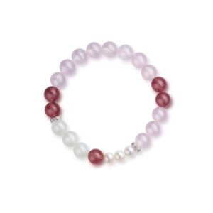 微信图片_20250724144042.jpg Strawberry Moonlight Pearl Crystal Bead Bracelet