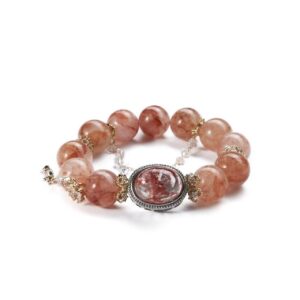 Red Agate Crystal Bracelet