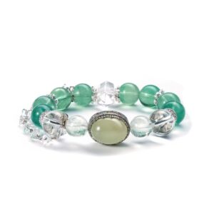 Elegant Jadeite Crystal Bracelet